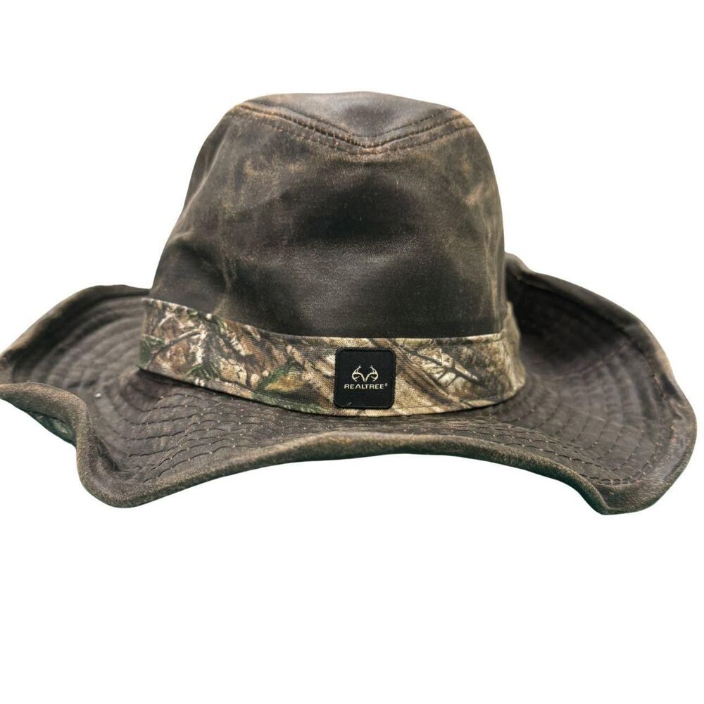 Realtree Men's Brown and Black Hat